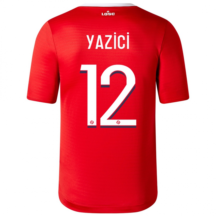 Niño Camiseta Yusuf Yazici #12 Rojo 1ª Equipación 2023/24 La Camisa