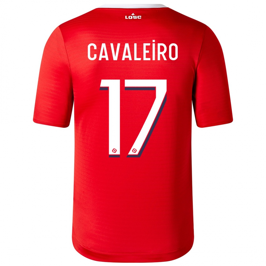 Niño Camiseta Ivan Cavaleiro #17 Rojo 1ª Equipación 2023/24 La Camisa
