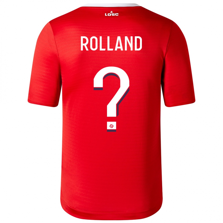 Niño Camiseta Baptiste Rolland #0 Rojo 1ª Equipación 2023/24 La Camisa