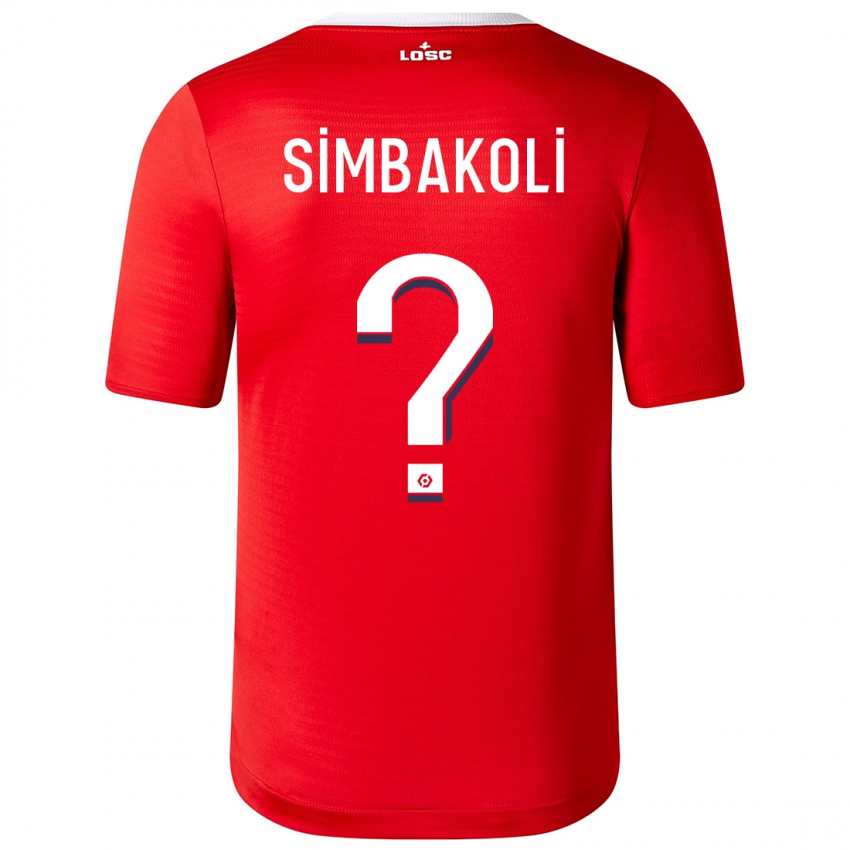 Niño Camiseta Mamadou Simbakoli #0 Rojo 1ª Equipación 2023/24 La Camisa