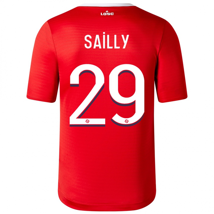 Niño Camiseta Charlotte Sailly #29 Rojo 1ª Equipación 2023/24 La Camisa
