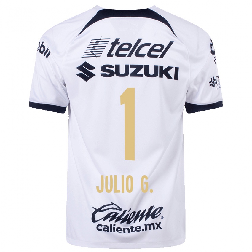 Niño Camiseta Julio González #1 Blanco 1ª Equipación 2023/24 La Camisa