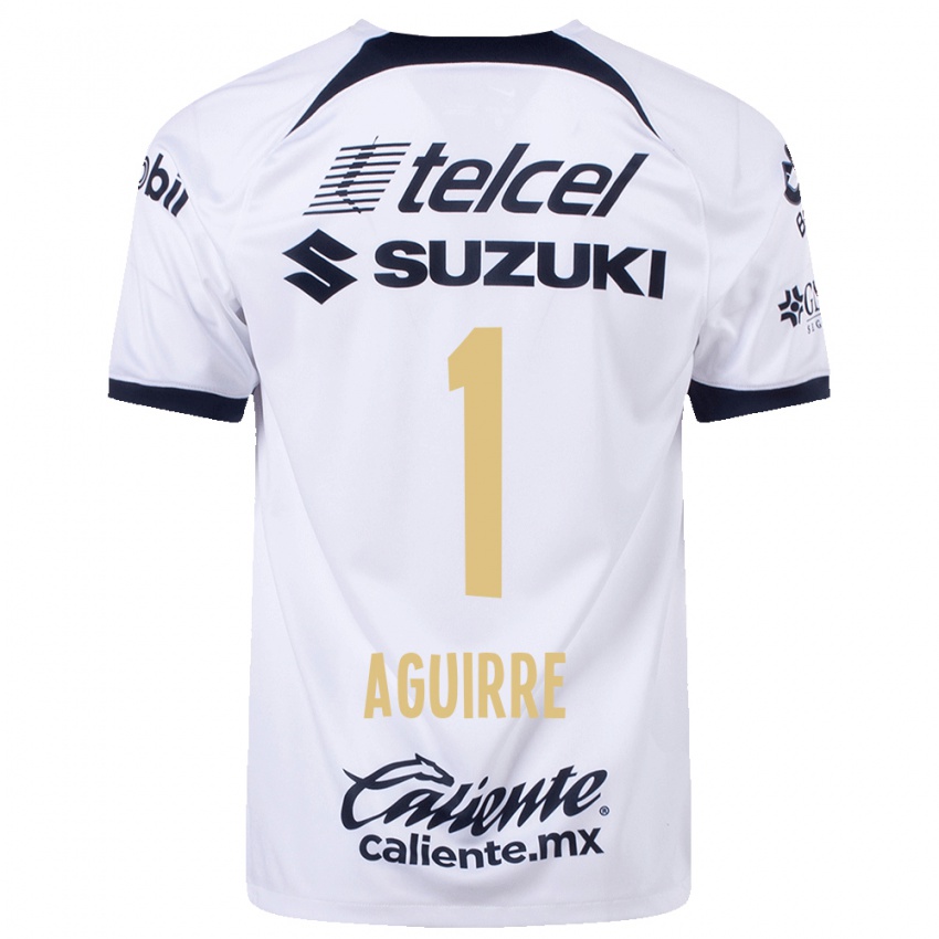 Niño Camiseta Miriam Aguirre #1 Blanco 1ª Equipación 2023/24 La Camisa