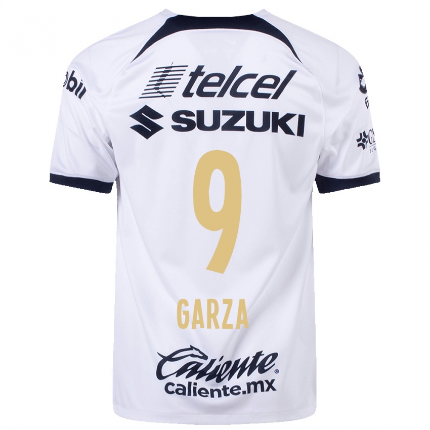 Niño Camiseta Dinora Garza #9 Blanco 1ª Equipación 2023/24 La Camisa