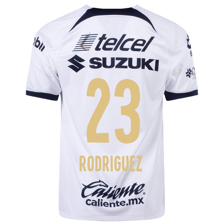 Niño Camiseta Catherine Rodriguez #23 Blanco 1ª Equipación 2023/24 La Camisa