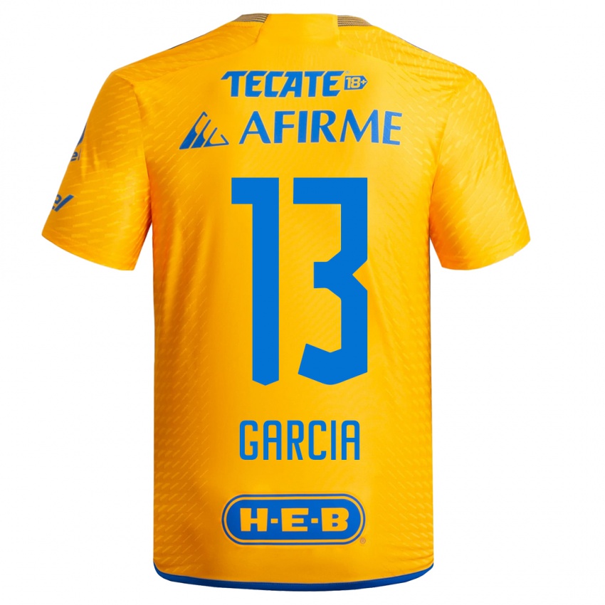Niño Camiseta Miriam Garcia #13 Amarillo 1ª Equipación 2023/24 La Camisa