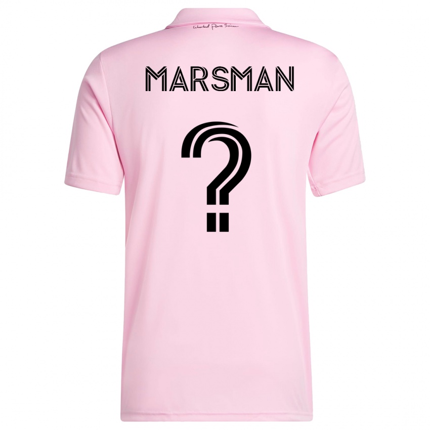 Niño Camiseta Nick Marsman #0 Rosa 1ª Equipación 2023/24 La Camisa