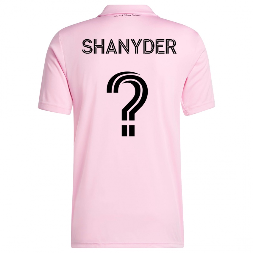 Niño Camiseta Shanyder Borgelin #0 Rosa 1ª Equipación 2023/24 La Camisa