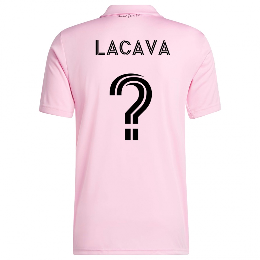 Niño Camiseta Jake Lacava #0 Rosa 1ª Equipación 2023/24 La Camisa