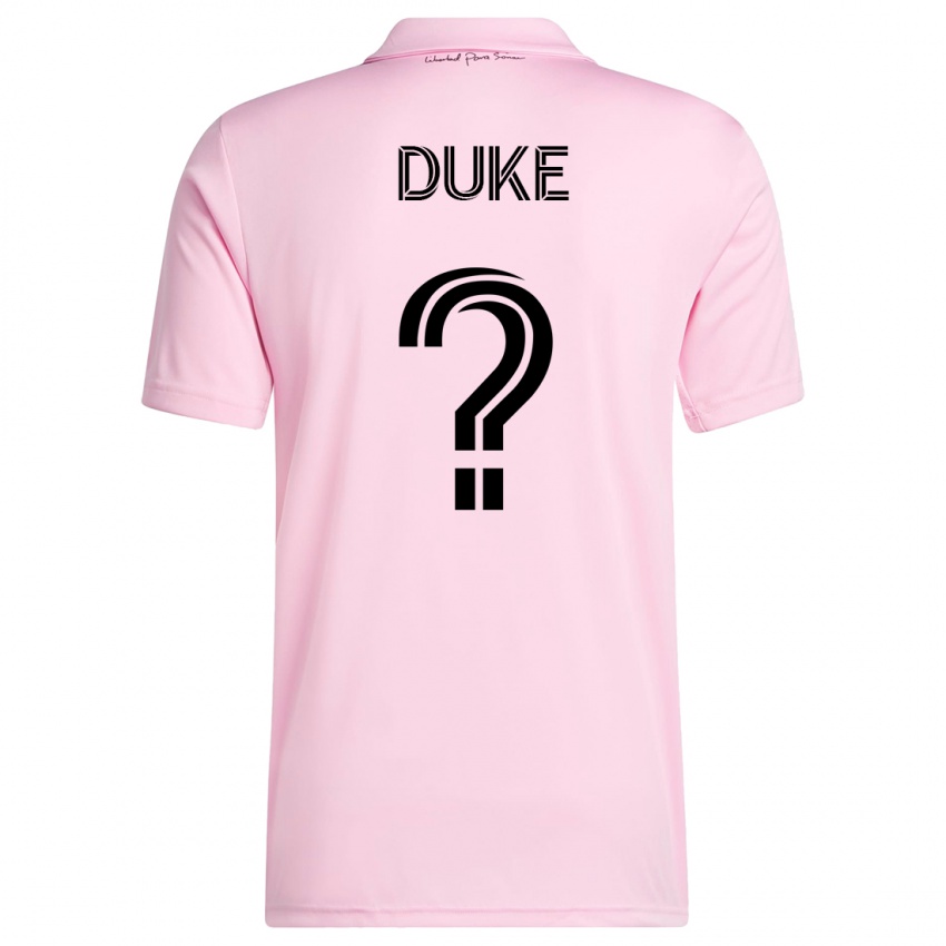 Niño Camiseta Bryce Duke #0 Rosa 1ª Equipación 2023/24 La Camisa
