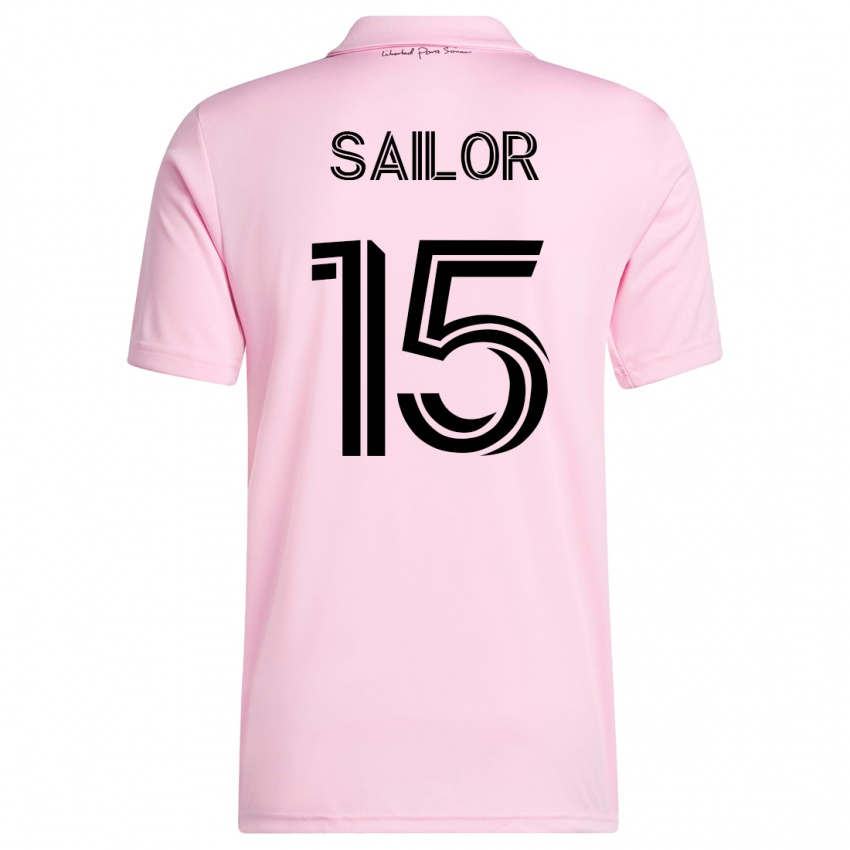 Niño Camiseta Ryan Sailor #15 Rosa 1ª Equipación 2023/24 La Camisa