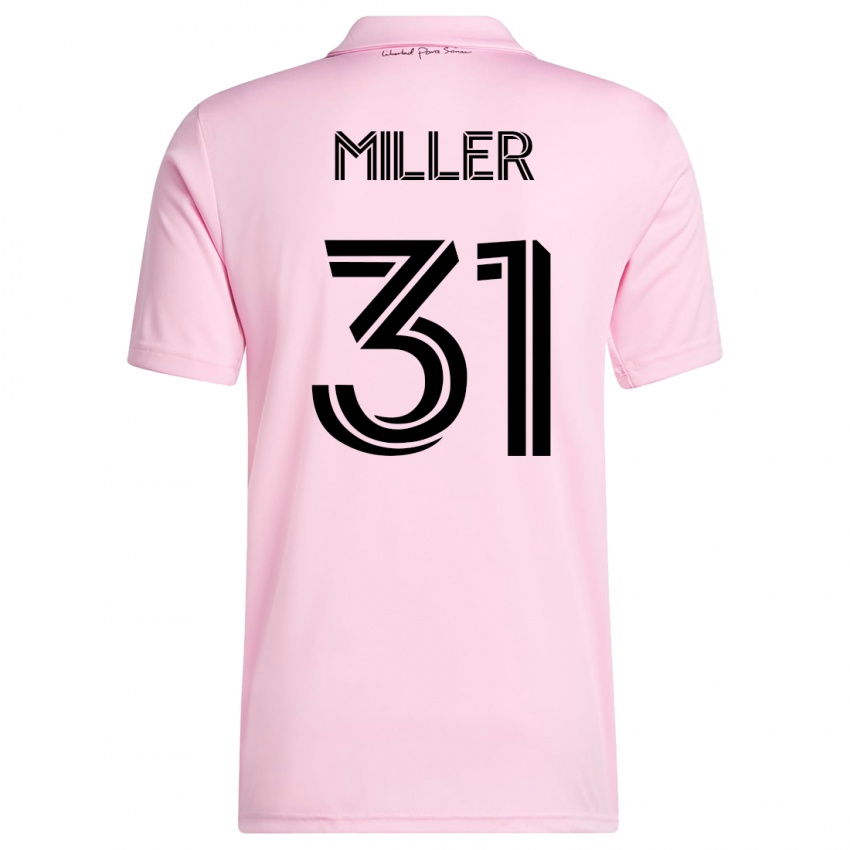 Niño Camiseta Kamal Miller #31 Rosa 1ª Equipación 2023/24 La Camisa