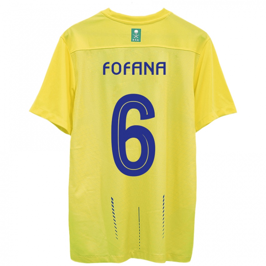 Niño Camiseta Seko Fofana #6 Amarillo 1ª Equipación 2023/24 La Camisa