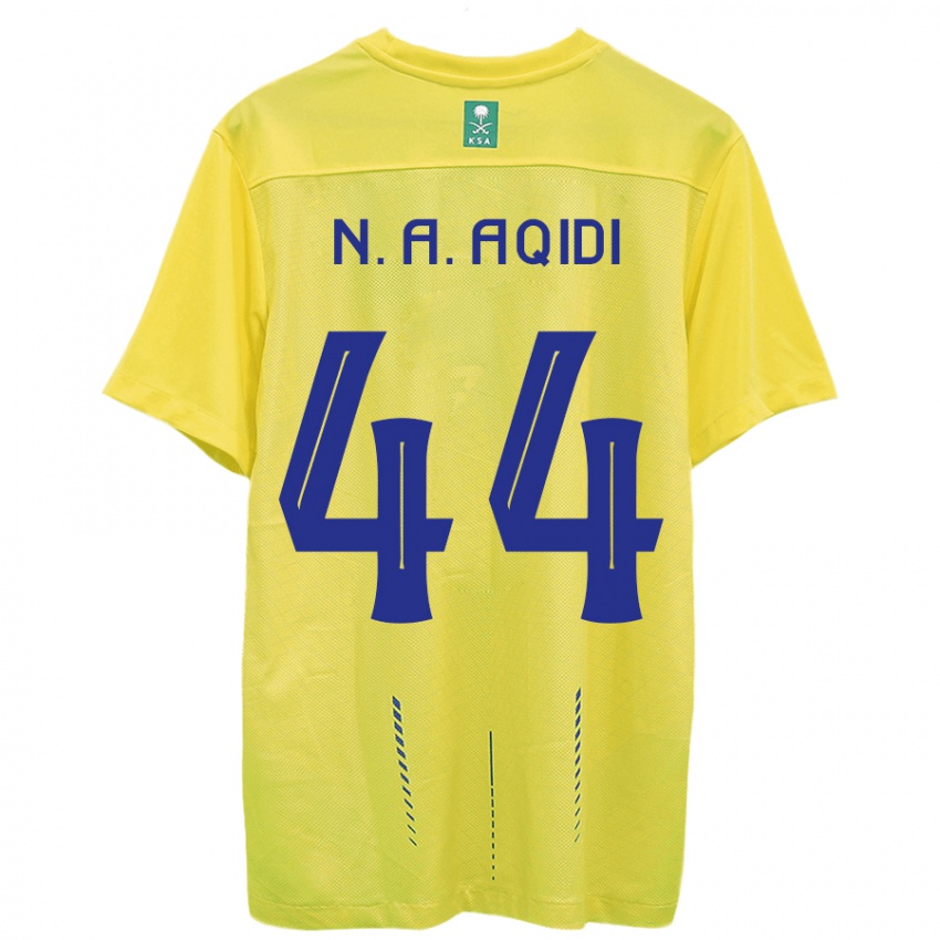 Niño Camiseta Nawaf Al-Aqidi #44 Amarillo 1ª Equipación 2023/24 La Camisa