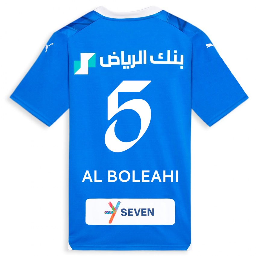 Niño Camiseta Ali Al-Boleahi #5 Azul 1ª Equipación 2023/24 La Camisa