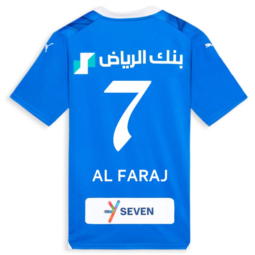 Niño Camiseta Salman Al-Faraj #7 Azul 1ª Equipación 2023/24 La Camisa