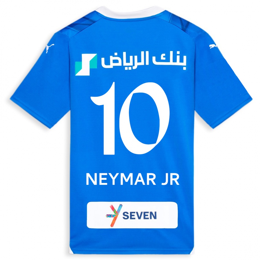 Niño Camiseta Neymar #10 Azul 1ª Equipación 2023/24 La Camisa