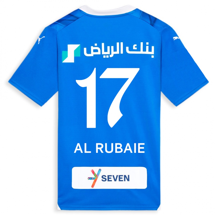 Niño Camiseta Mohammed Al-Rubaie #17 Azul 1ª Equipación 2023/24 La Camisa