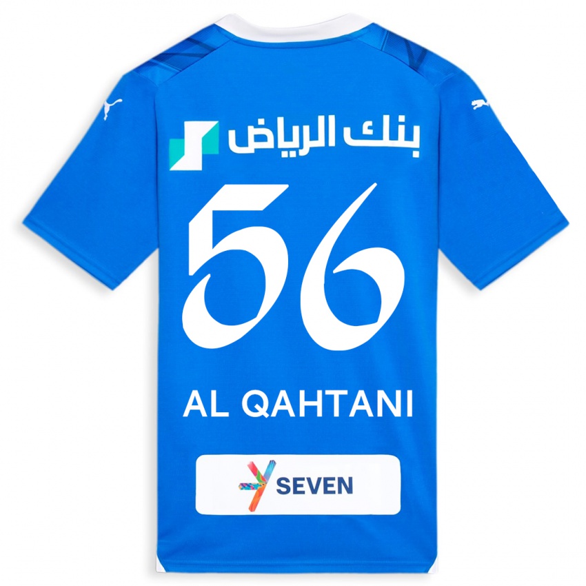 Niño Camiseta Mohammed Al-Qahtani #56 Azul 1ª Equipación 2023/24 La Camisa