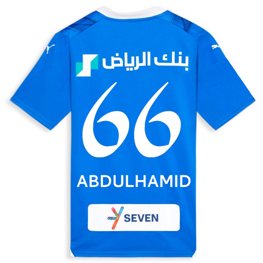 Niño Camiseta Saud Abdulhamid #66 Azul 1ª Equipación 2023/24 La Camisa