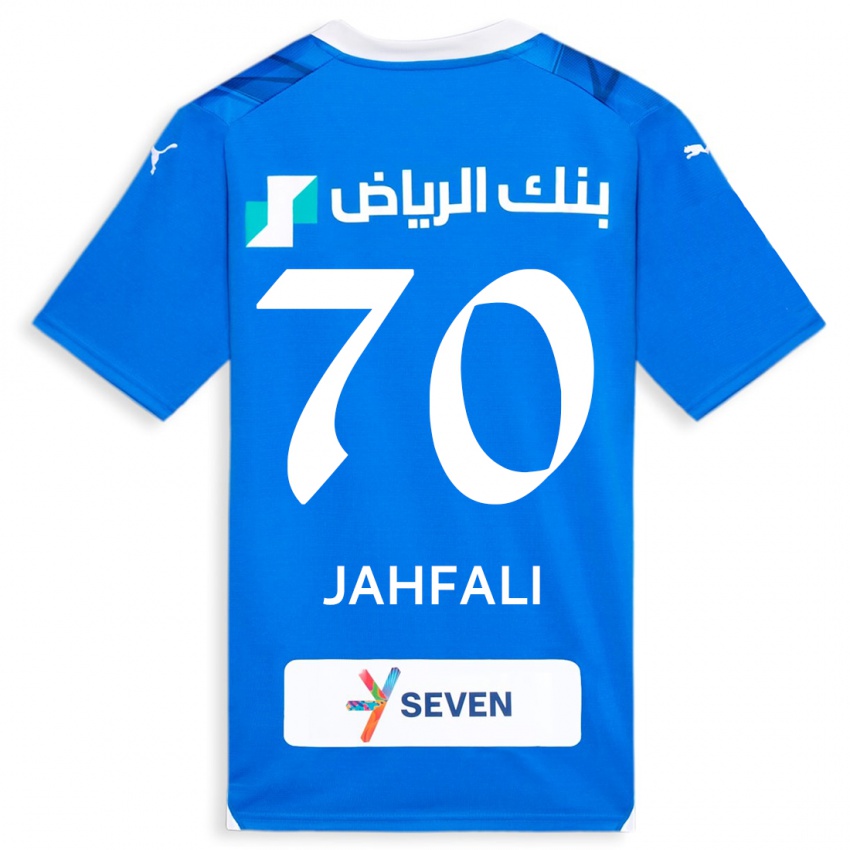 Niño Camiseta Mohammed Jahfali #70 Azul 1ª Equipación 2023/24 La Camisa