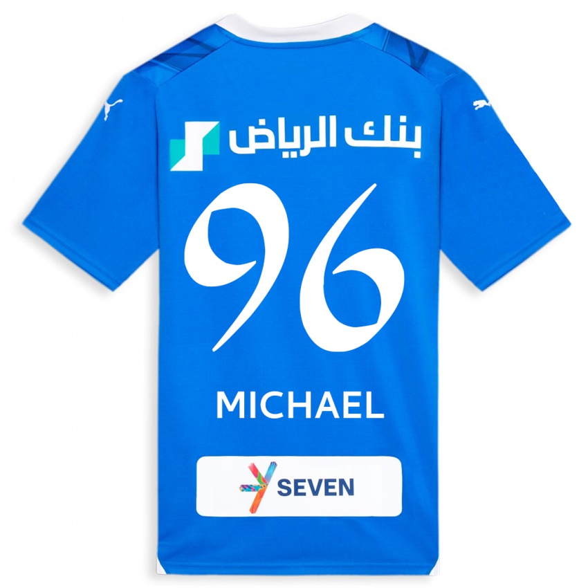 Niño Camiseta Michael #96 Azul 1ª Equipación 2023/24 La Camisa