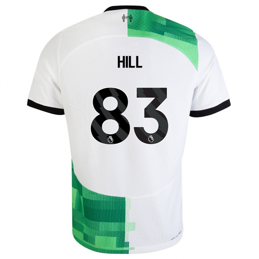 Niño Camiseta Tom Hill #83 Blanco Verde 2ª Equipación 2023/24 La Camisa