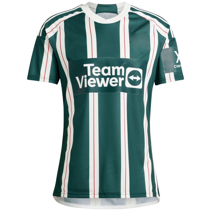 Niño Camiseta Victor Musa #0 Verde Oscuro 2ª Equipación 2023/24 La Camisa