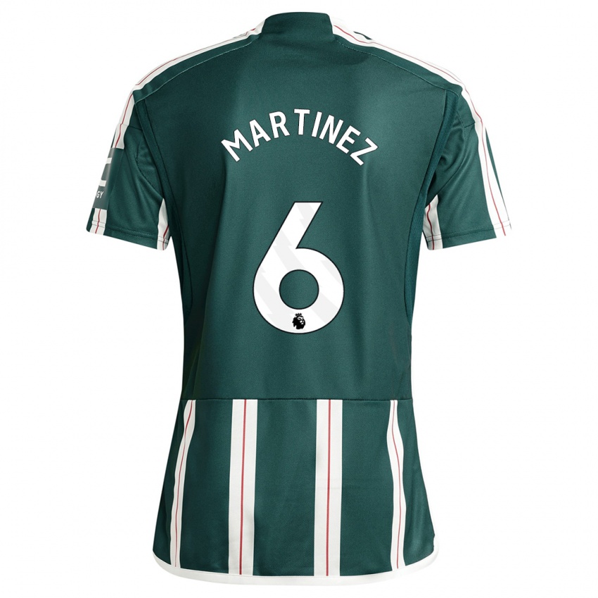 Niño Camiseta Lisandro Martínez #6 Verde Oscuro 2ª Equipación 2023/24 La Camisa