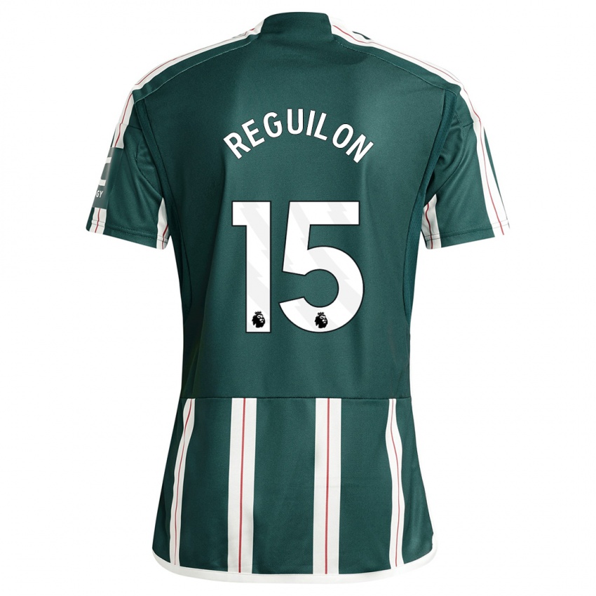 Niño Camiseta Sergio Reguilon #15 Verde Oscuro 2ª Equipación 2023/24 La Camisa
