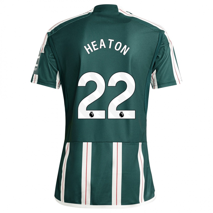 Niño Camiseta Tom Heaton #22 Verde Oscuro 2ª Equipación 2023/24 La Camisa