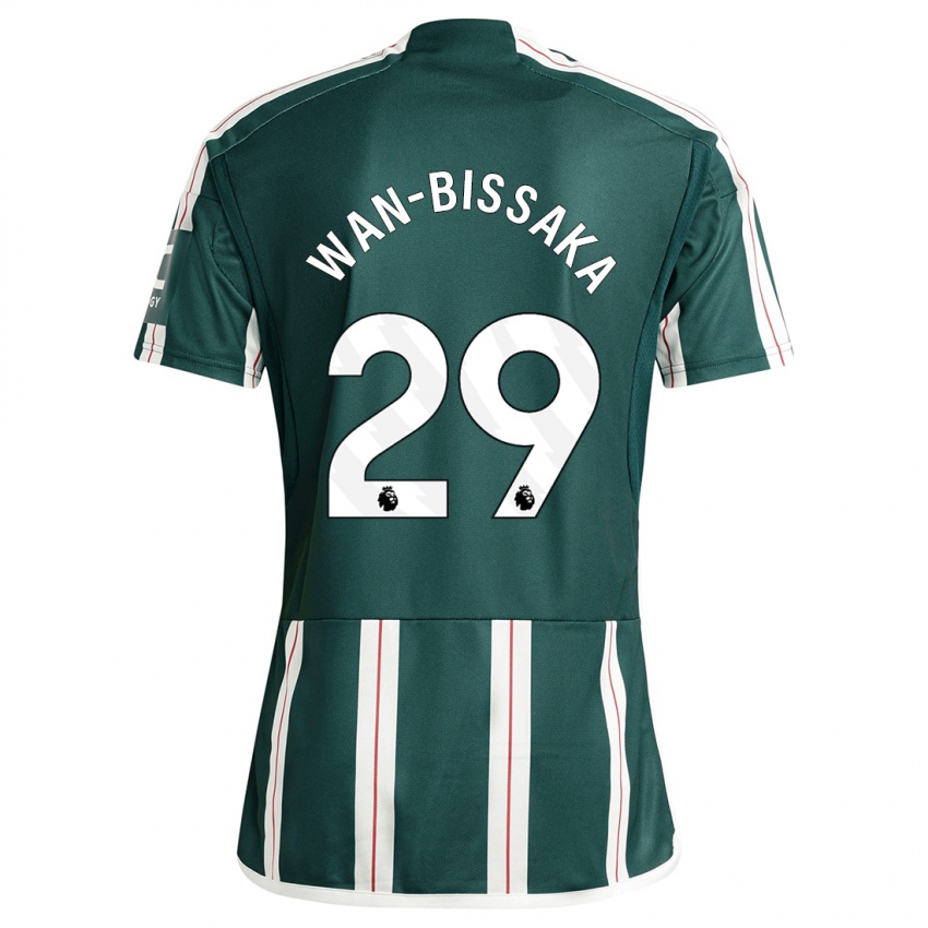 Niño Camiseta Aaron Wan-Bissaka #29 Verde Oscuro 2ª Equipación 2023/24 La Camisa