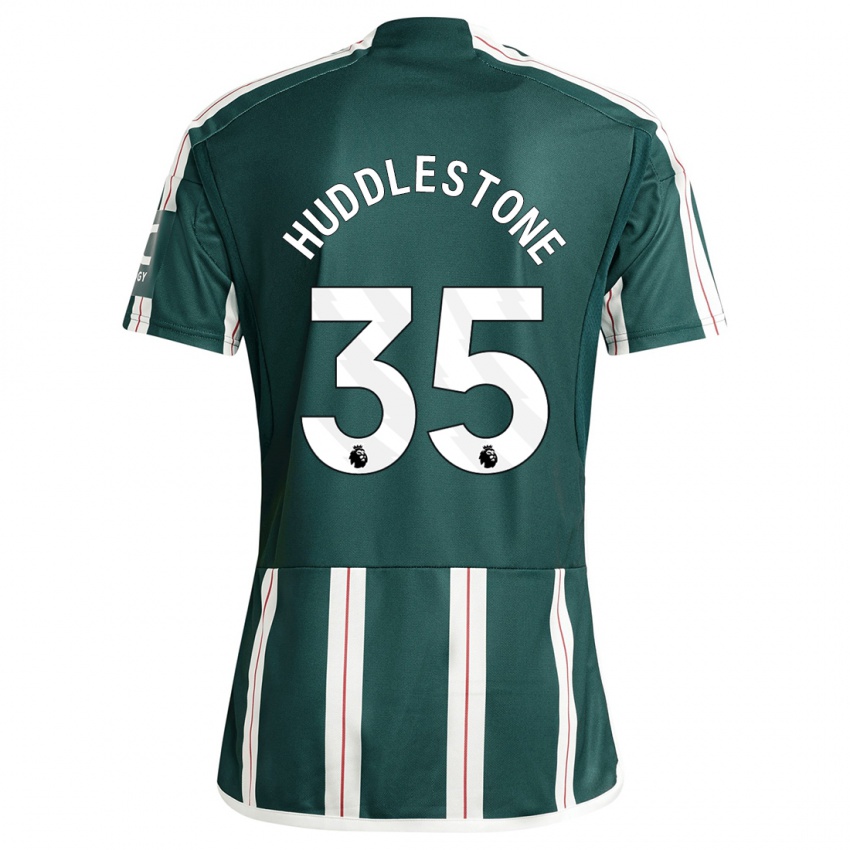 Niño Camiseta Tom Huddlestone #35 Verde Oscuro 2ª Equipación 2023/24 La Camisa