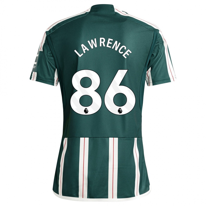 Niño Camiseta Marcus Lawrence #86 Verde Oscuro 2ª Equipación 2023/24 La Camisa