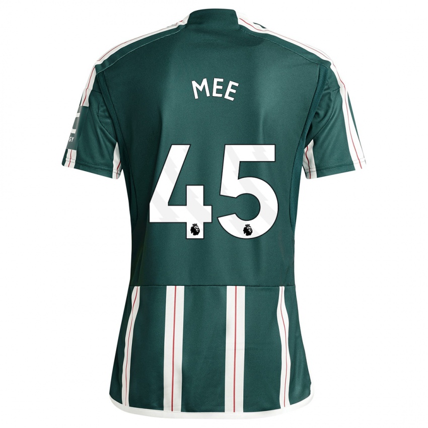 Niño Camiseta Dermot Mee #45 Verde Oscuro 2ª Equipación 2023/24 La Camisa