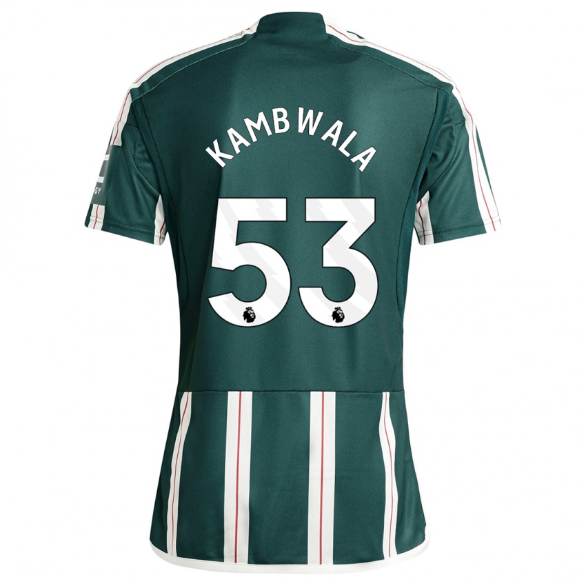 Niño Camiseta Willy Kambwala #53 Verde Oscuro 2ª Equipación 2023/24 La Camisa