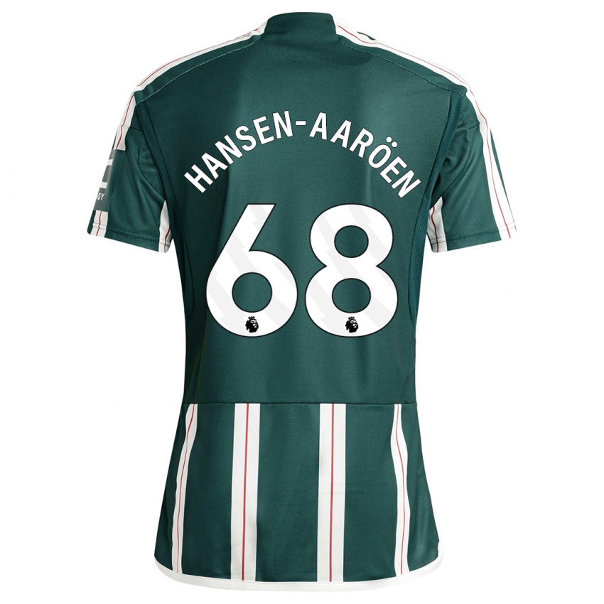 Niño Camiseta Isak Hansen-Aaröen #68 Verde Oscuro 2ª Equipación 2023/24 La Camisa