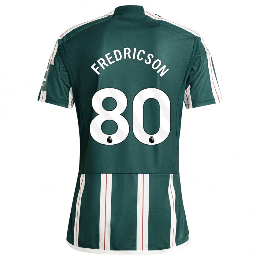 Niño Camiseta Tyler Fredricson #80 Verde Oscuro 2ª Equipación 2023/24 La Camisa