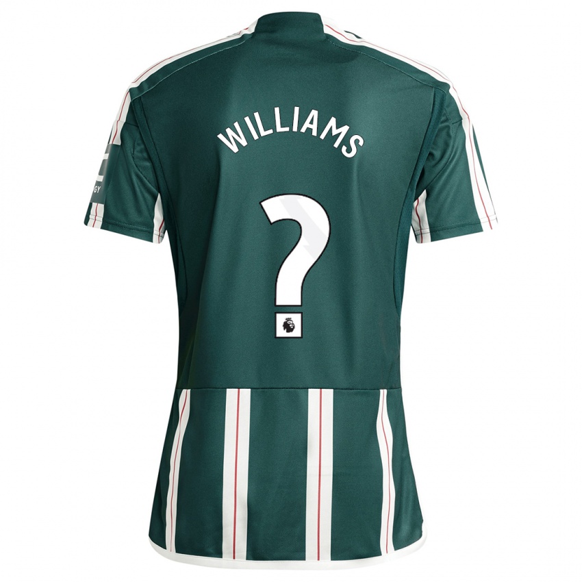 Niño Camiseta Ethan Williams #0 Verde Oscuro 2ª Equipación 2023/24 La Camisa