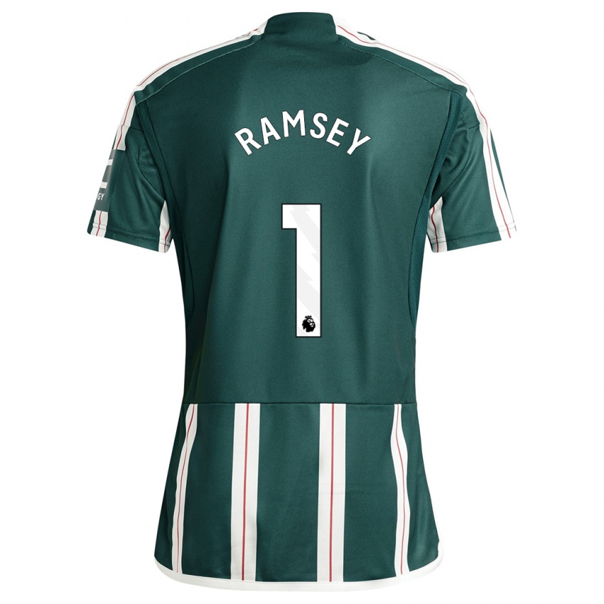 Niño Camiseta Emily Ramsey #1 Verde Oscuro 2ª Equipación 2023/24 La Camisa