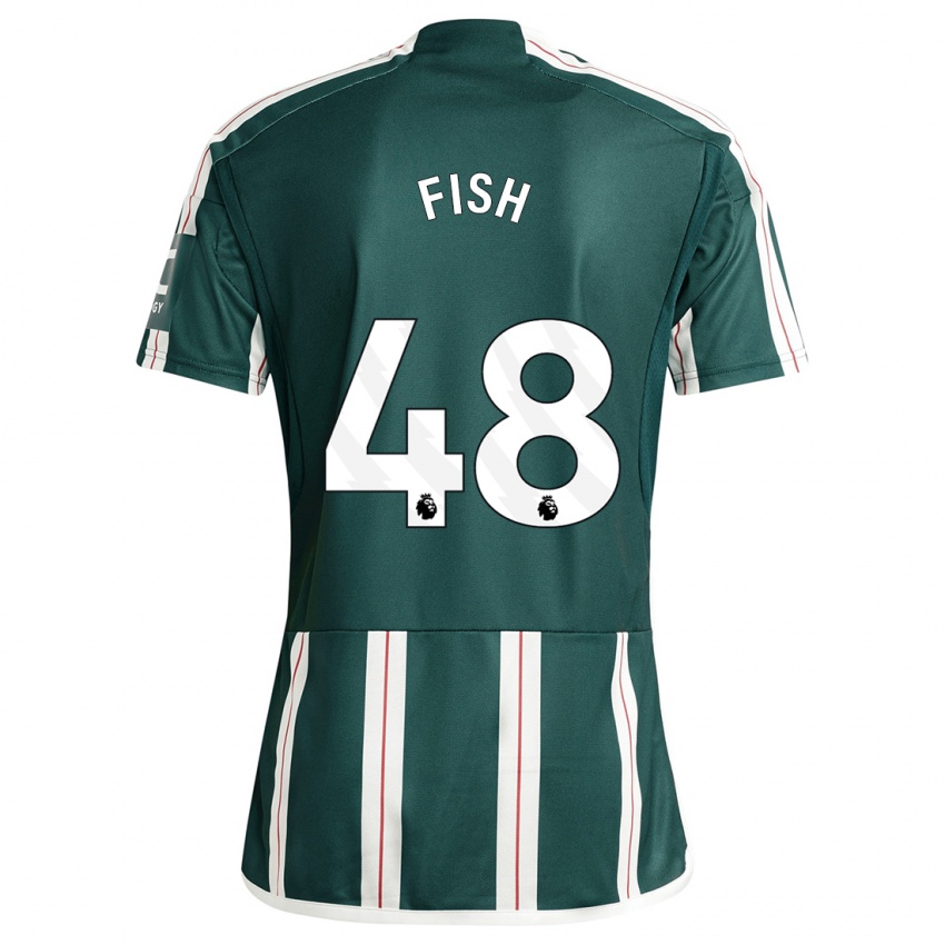 Niño Camiseta Will Fish #48 Verde Oscuro 2ª Equipación 2023/24 La Camisa