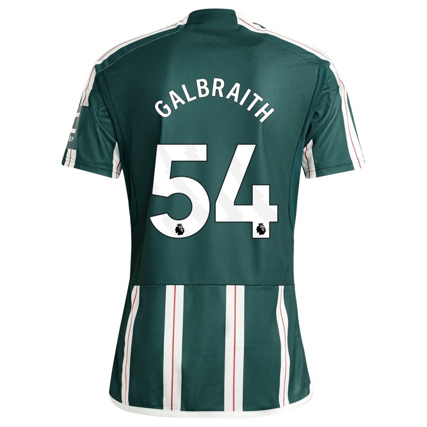 Niño Camiseta Ethan Galbraith #54 Verde Oscuro 2ª Equipación 2023/24 La Camisa