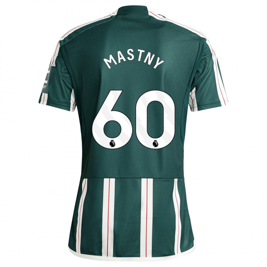 Niño Camiseta Ondrej Mastny #60 Verde Oscuro 2ª Equipación 2023/24 La Camisa