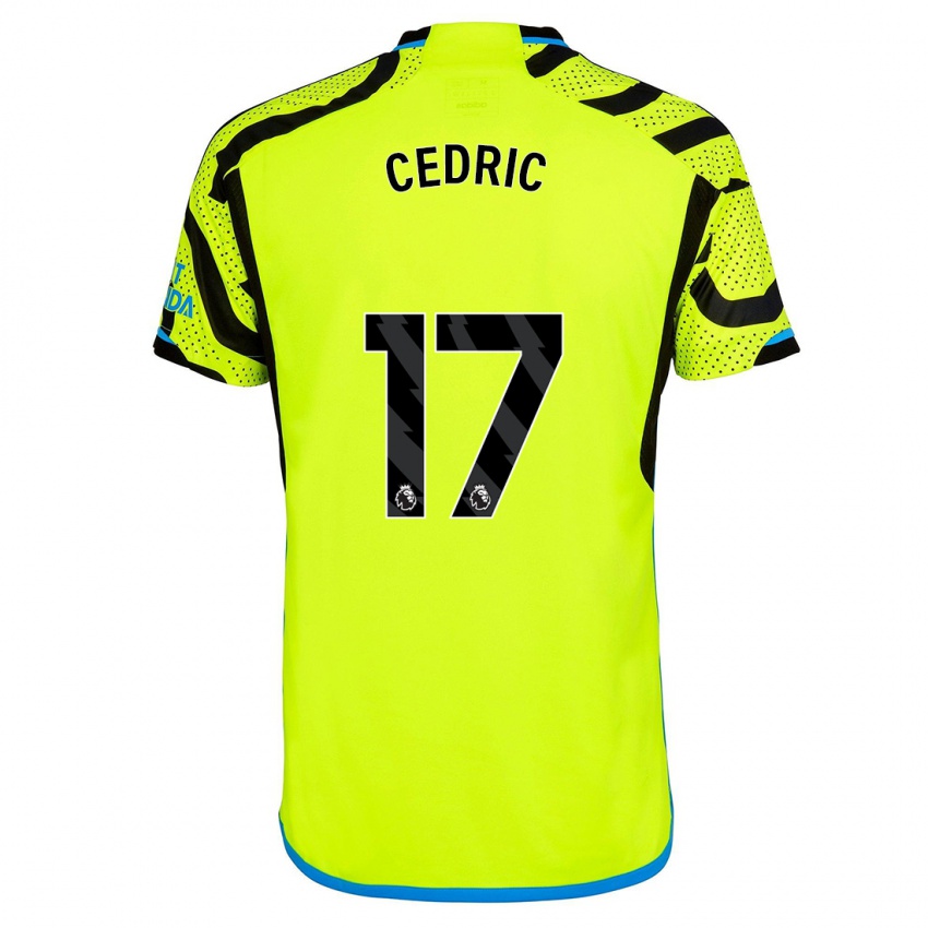 Niño Camiseta Cedric Soares #17 Amarillo 2ª Equipación 2023/24 La Camisa
