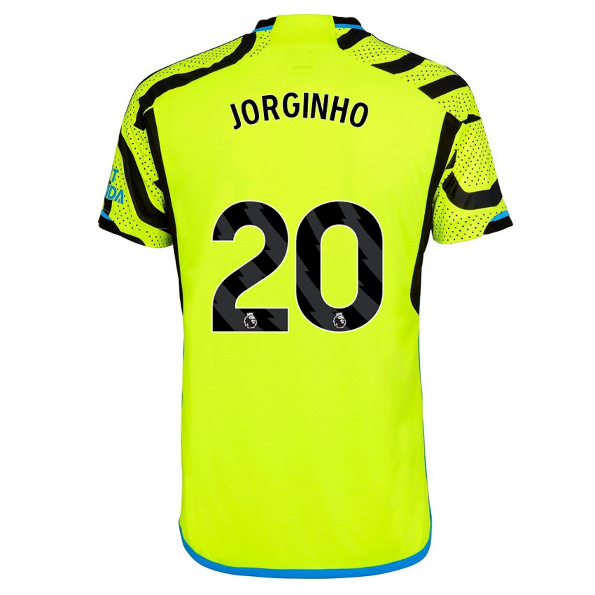 Niño Camiseta Jorginho #20 Amarillo 2ª Equipación 2023/24 La Camisa