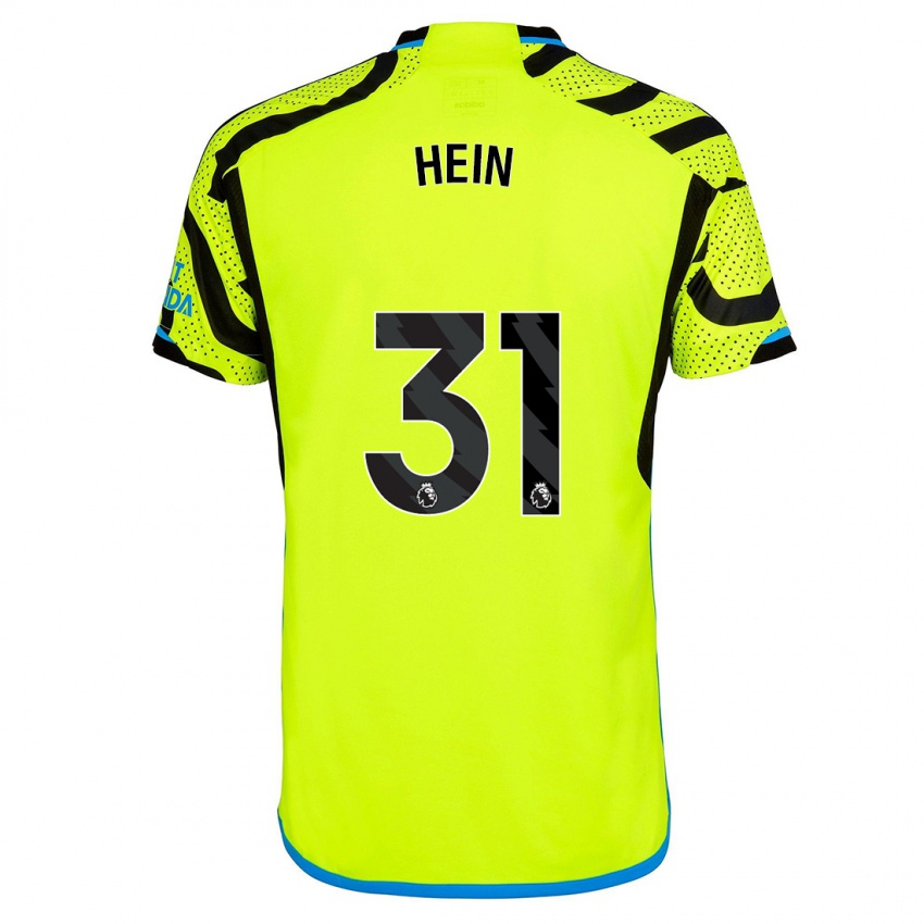 Niño Camiseta Karl Hein #31 Amarillo 2ª Equipación 2023/24 La Camisa