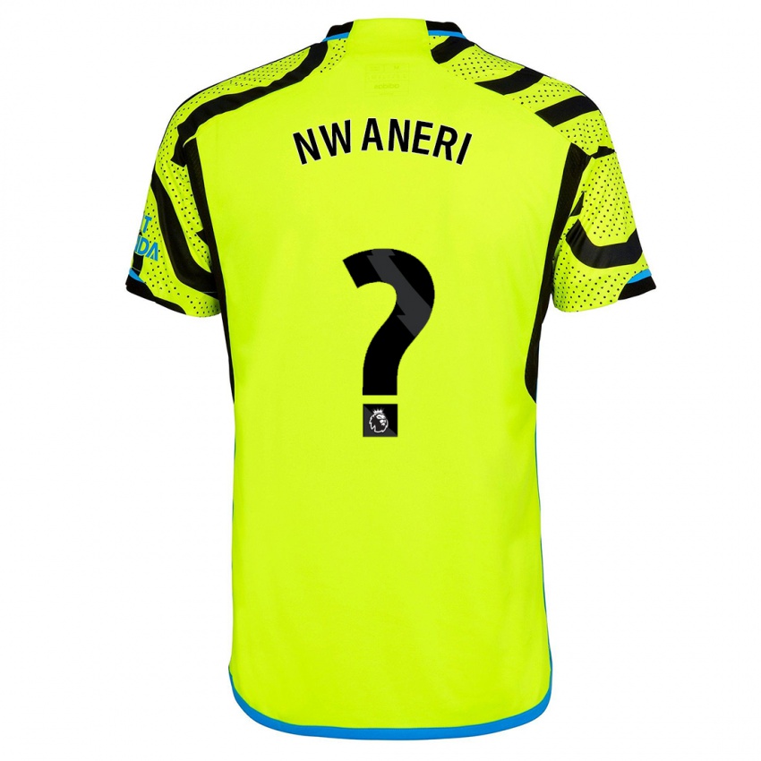 Niño Camiseta Ethan Nwaneri #0 Amarillo 2ª Equipación 2023/24 La Camisa