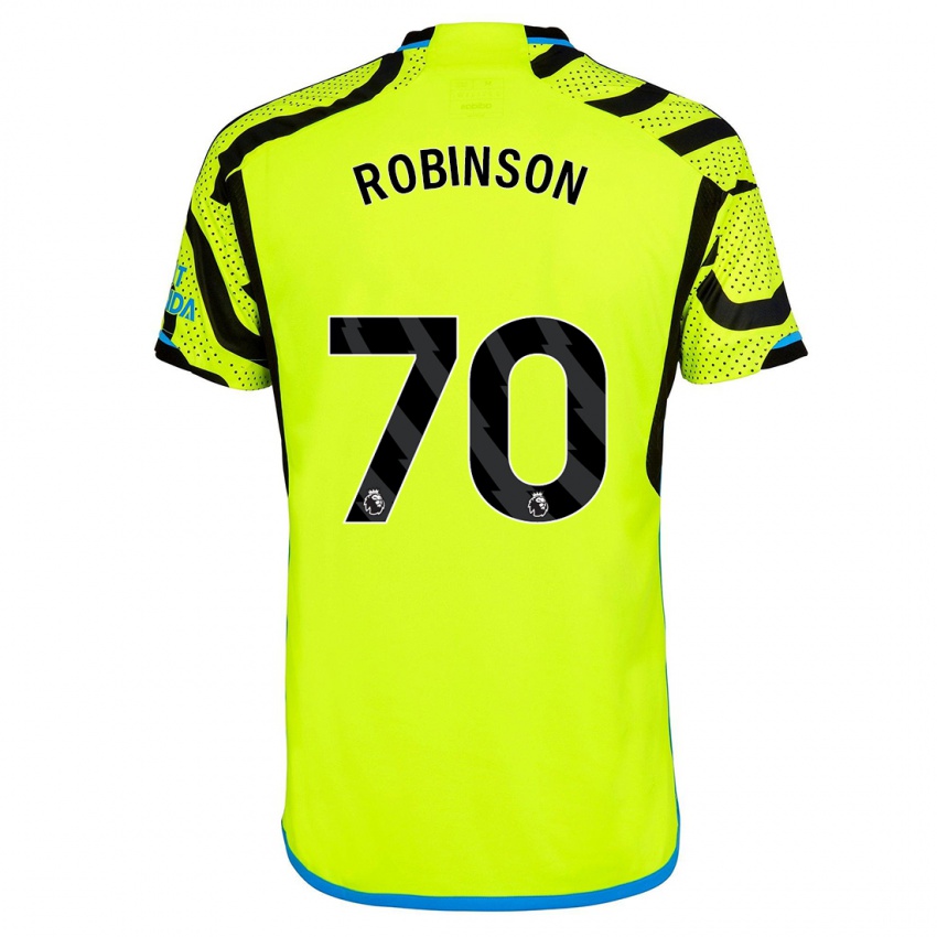 Niño Camiseta Josh Robinson #70 Amarillo 2ª Equipación 2023/24 La Camisa