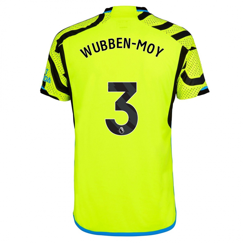 Niño Camiseta Lotte Wubben-Moy #3 Amarillo 2ª Equipación 2023/24 La Camisa