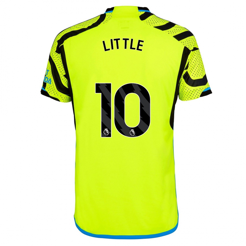 Niño Camiseta Kim Little #10 Amarillo 2ª Equipación 2023/24 La Camisa
